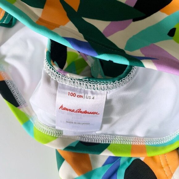 NEW Hanna Andersson Girl 2-Piece Tankini Swimsuit 4T 4 years 100 cm - Picture 4 of 7